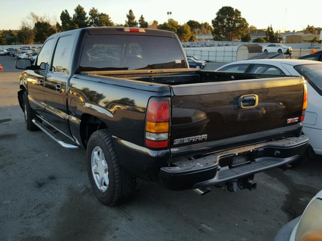 2GTEK63N261262397 - 2006 GMC SIERRA K15 BLACK photo 3