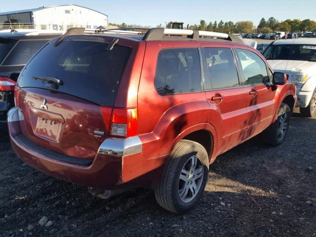 4A4MN31S95E032307 - 2005 MITSUBISHI ENDEAVOR X MAROON photo 4