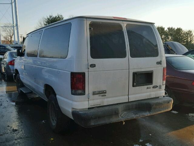 1FBNE3BL0CDA15888 - 2012 FORD ECONOLINE WHITE photo 3