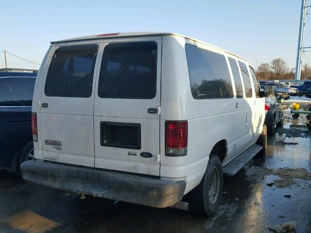 1FBNE3BL0CDA15888 - 2012 FORD ECONOLINE WHITE photo 4