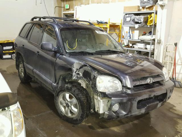 KM8SC73D25U947690 - 2005 HYUNDAI SANTA FE G GREEN photo 1