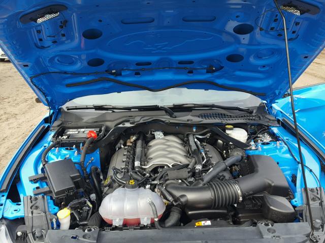 1FA6P8CF0H5309170 - 2017 FORD MUSTANG GT BLUE photo 7