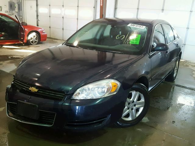 2G1WB58K779203810 - 2007 CHEVROLET IMPALA LS BLUE photo 2