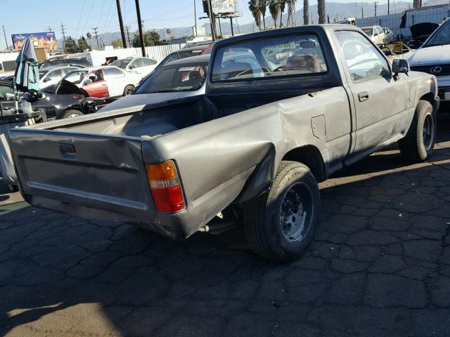 JT4RN81P3K5033292 - 1989 TOYOTA PICKUP 1/2 GRAY photo 4