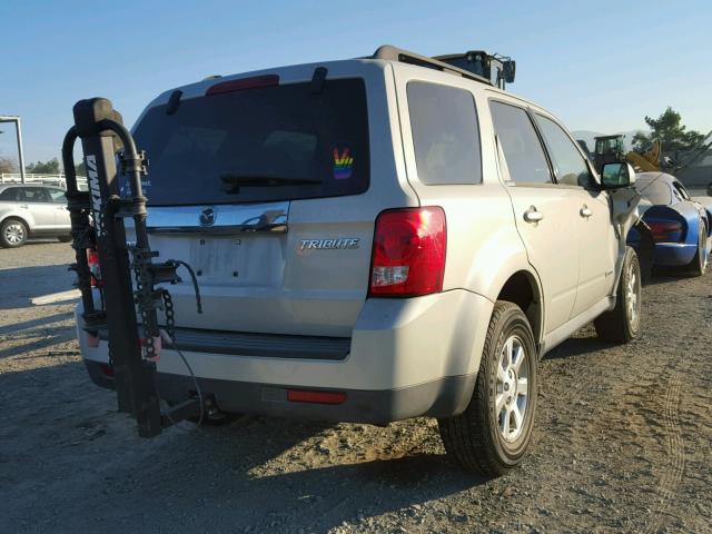 4F2CZ02Z08KM11817 - 2008 MAZDA TRIBUTE I BEIGE photo 4