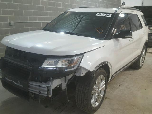 1FM5K8D82GGC04388 - 2016 FORD EXPLORER X WHITE photo 2