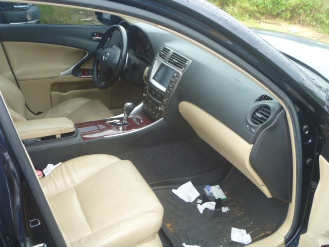 JTHBK262382081601 - 2008 LEXUS IS 250 BLUE photo 5