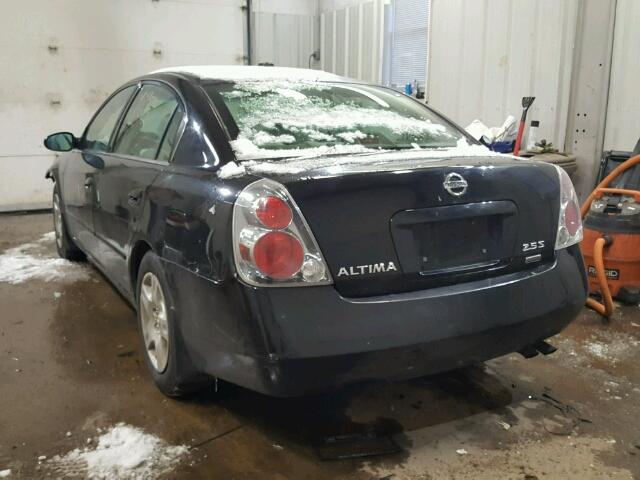 1N4AL11D56C157040 - 2006 NISSAN ALTIMA S BLACK photo 3