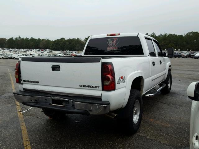 1GCHK23U65F811670 - 2005 CHEVROLET SILVERADO WHITE photo 4