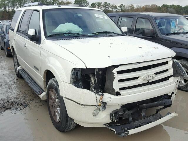 1FMFU19568LA65282 - 2008 FORD EXPEDITION WHITE photo 1