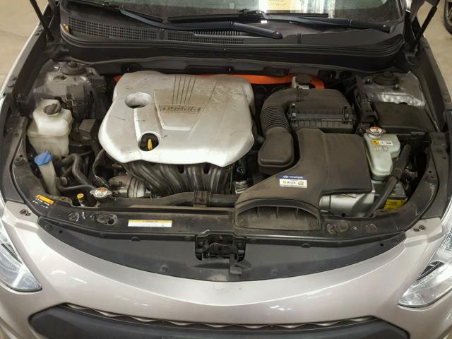 KMHEC4A48DA065485 - 2013 HYUNDAI SONATA HYB SILVER photo 7