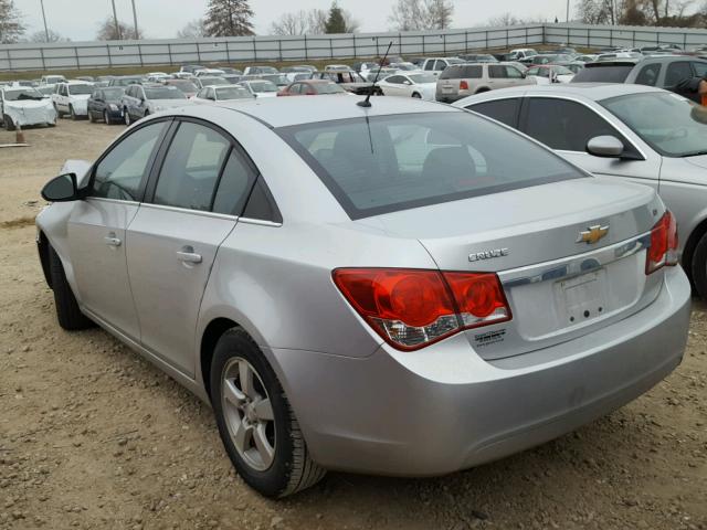 1G1PK5SB3D7313649 - 2013 CHEVROLET CRUZE LT SILVER photo 3