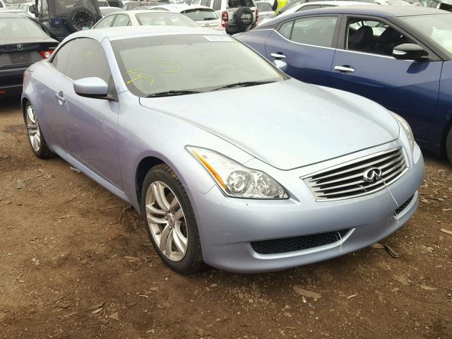 JN1CV6FE7AM355152 - 2010 INFINITI G37 BASE BLUE photo 1