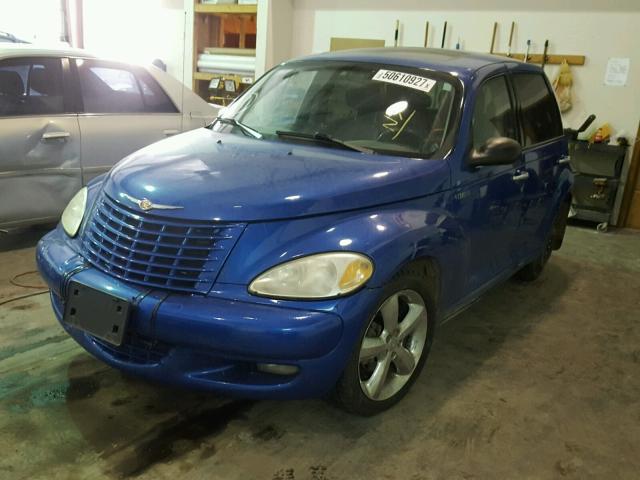 3C8FY78G03T602755 - 2003 CHRYSLER PT CRUISER BLUE photo 2