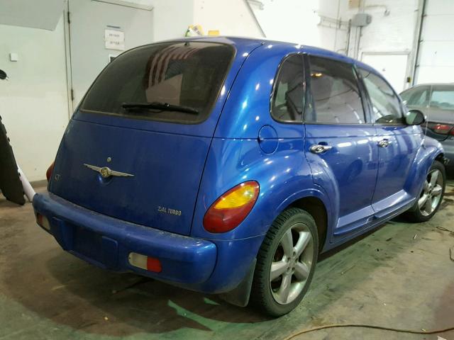 3C8FY78G03T602755 - 2003 CHRYSLER PT CRUISER BLUE photo 4