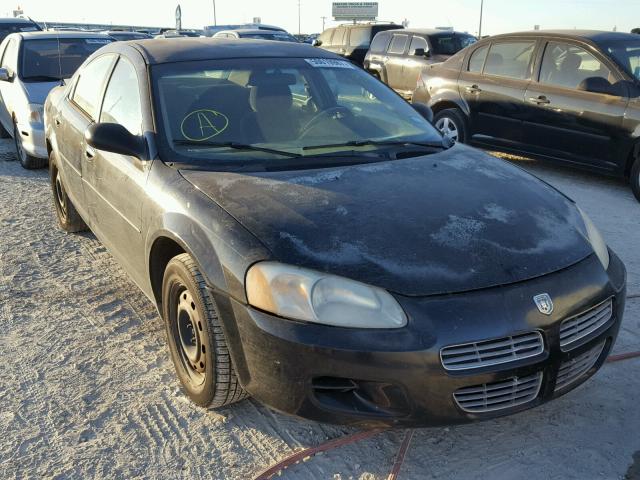 1B3EL36X22N114382 - 2002 DODGE STRATUS SE BLACK photo 1