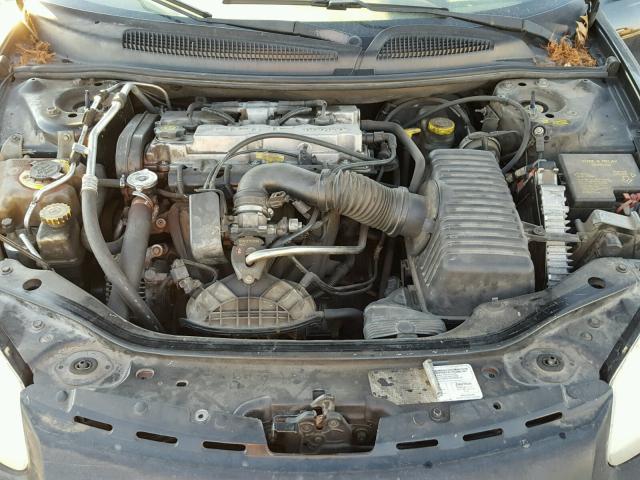 1B3EL36X22N114382 - 2002 DODGE STRATUS SE BLACK photo 7