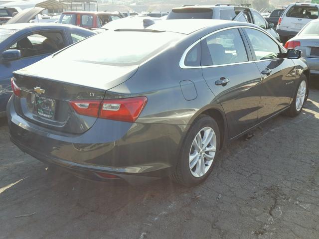 1G1ZE5ST1HF134059 - 2017 CHEVROLET MALIBU LT GRAY photo 4