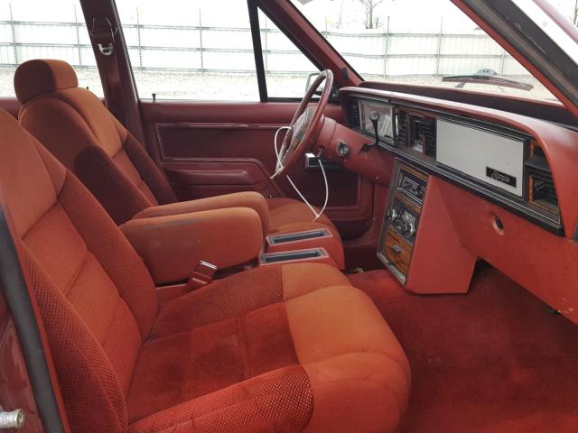 1MEBP8933EG675578 - 1984 MERCURY MARQUIS MAROON photo 5