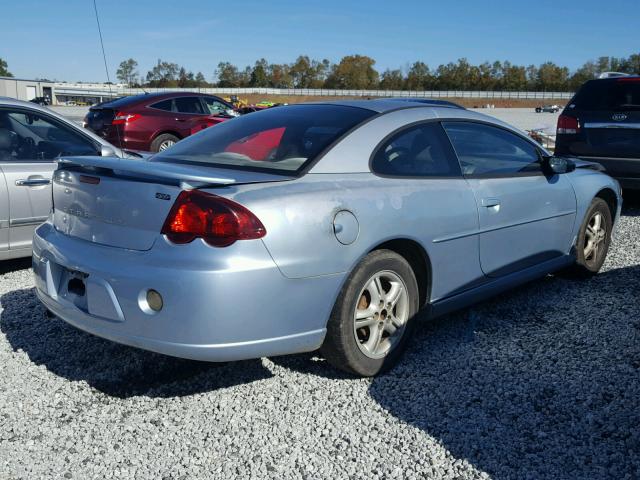 4B3AG42G54E116448 - 2004 DODGE STRATUS SX BLUE photo 4