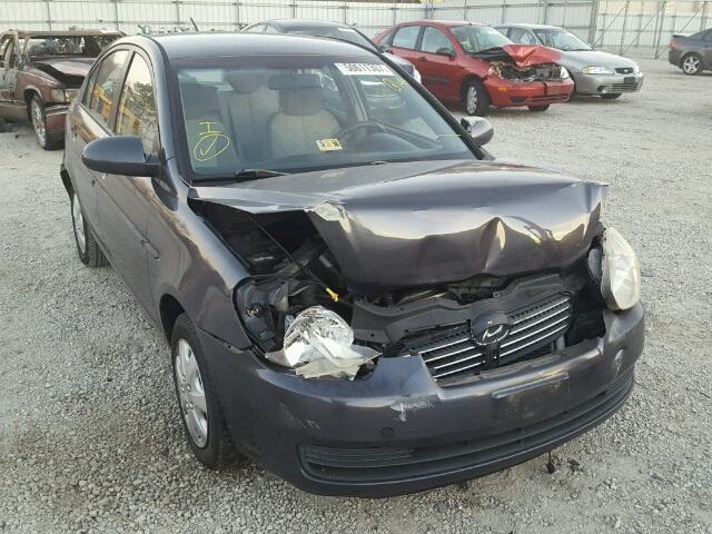 KMHCN46C86U027676 - 2006 HYUNDAI ACCENT GLS GRAY photo 1