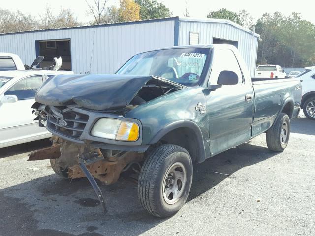 1FTRF18W53NB63495 - 2003 FORD F150 GREEN photo 2