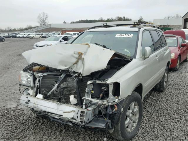 JTEHP21A260184492 - 2006 TOYOTA HIGHLANDER SILVER photo 2