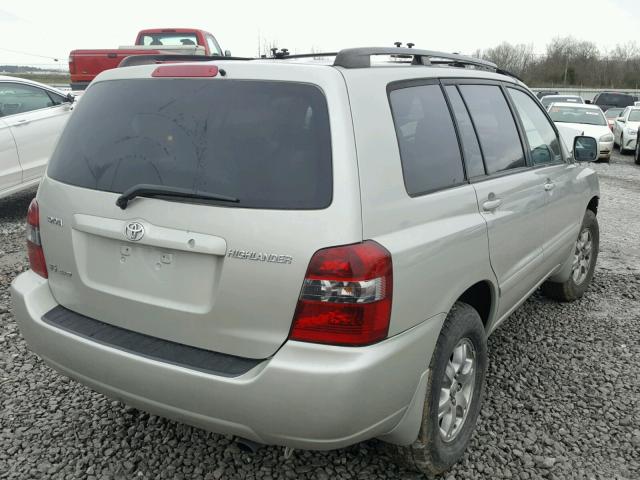 JTEHP21A260184492 - 2006 TOYOTA HIGHLANDER SILVER photo 4