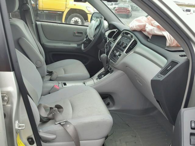 JTEHP21A260184492 - 2006 TOYOTA HIGHLANDER SILVER photo 5