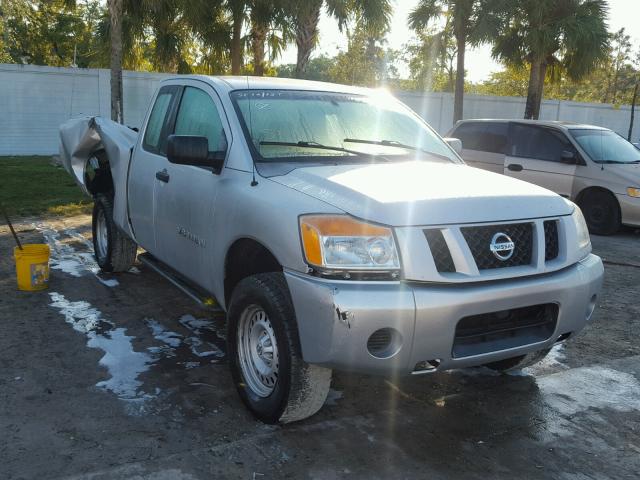 1N6BA06A68N348757 - 2008 NISSAN TITAN XE SILVER photo 1