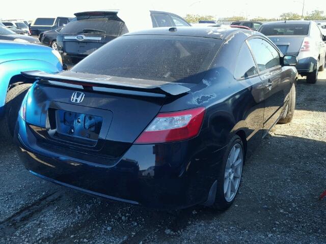 2HGFG215X8H703660 - 2008 HONDA CIVIC SI BLACK photo 4