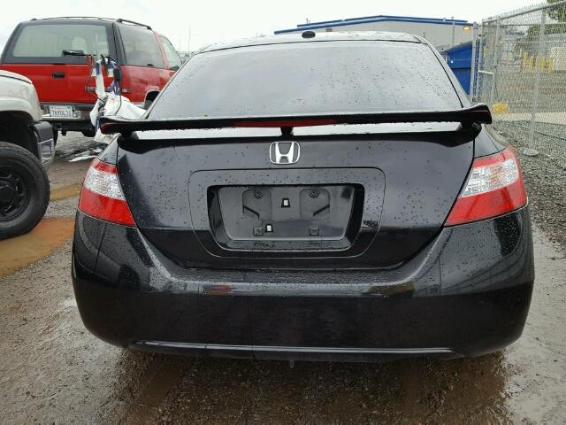 2HGFG215X8H703660 - 2008 HONDA CIVIC SI BLACK photo 9