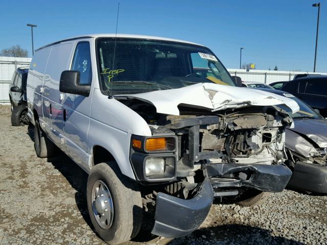 1FTNS2EWXEDA16098 - 2014 FORD ECONOLINE WHITE photo 1