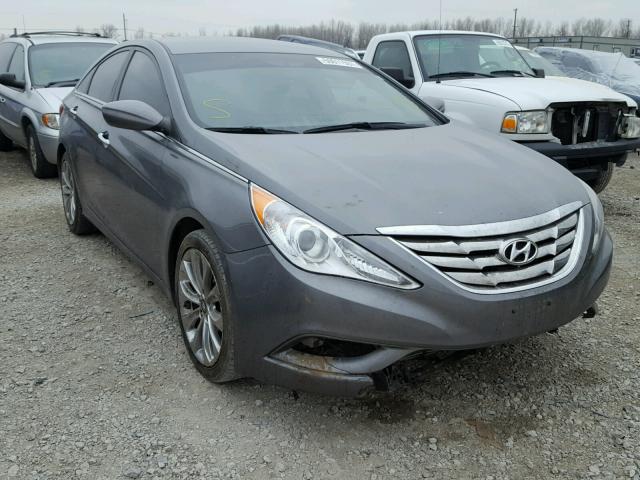 5NPEC4AC5CH454734 - 2012 HYUNDAI SONATA SE GRAY photo 1