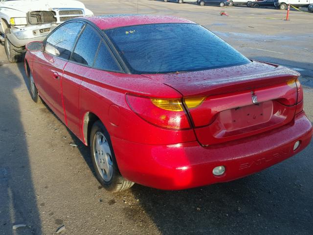 1G8ZR12752Z206209 - 2002 SATURN SC2 RED photo 3