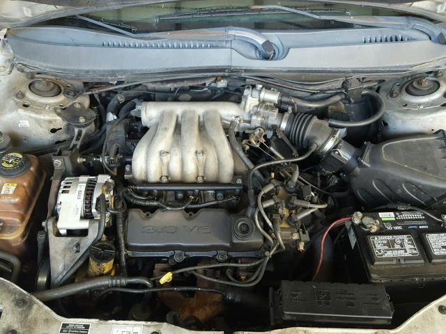 1FAFP52U1YA287878 - 2000 FORD TAURUS LX SILVER photo 7