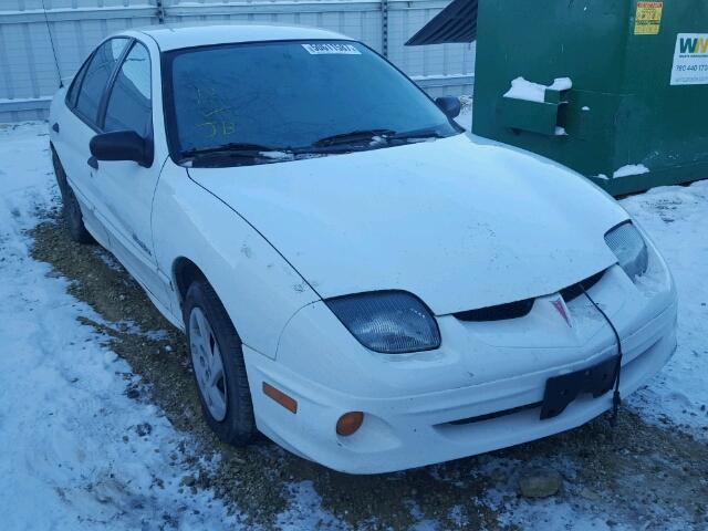 1G2JB524027275202 - 2002 PONTIAC SUNFIRE SE WHITE photo 1