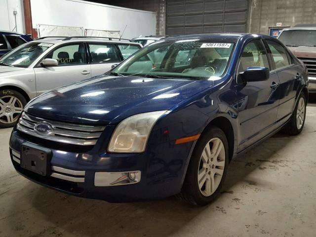 3FAFP08126R126443 - 2006 FORD FUSION SEL BLUE photo 2