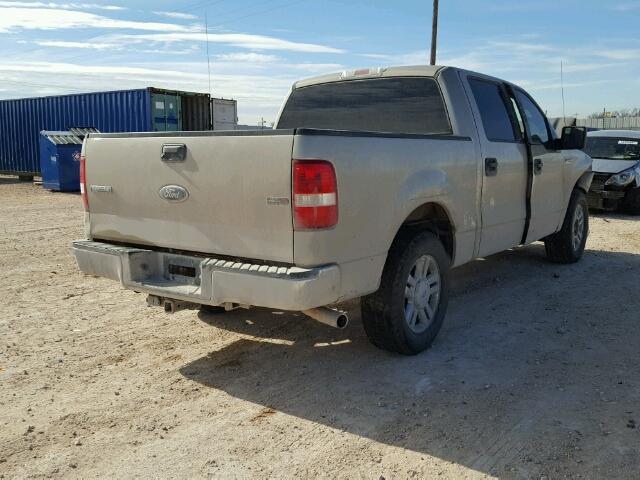 1FTRW12W78FB62052 - 2008 FORD F150 SUPER GOLD photo 4