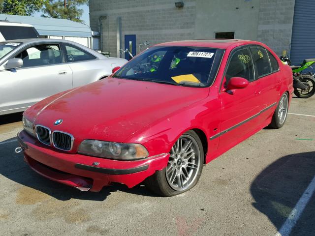 WBSDE93471BZ97860 - 2001 BMW M5 RED photo 2