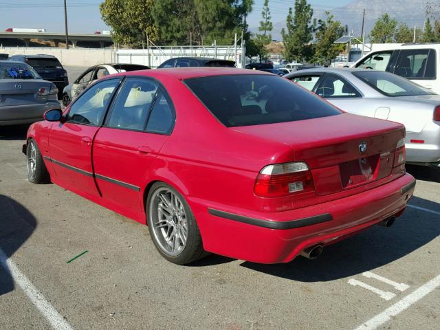 WBSDE93471BZ97860 - 2001 BMW M5 RED photo 3