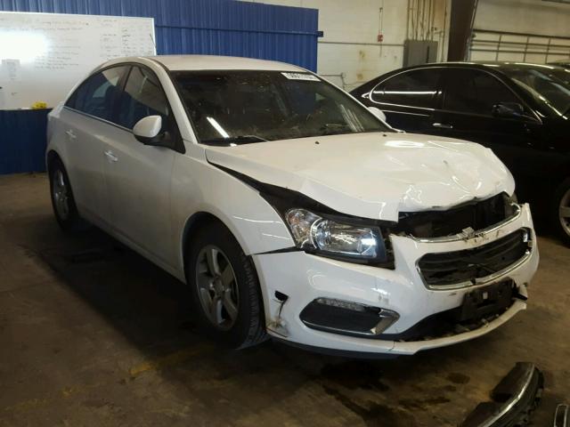 1G1PC5SB2F7220427 - 2015 CHEVROLET CRUZE LT WHITE photo 1