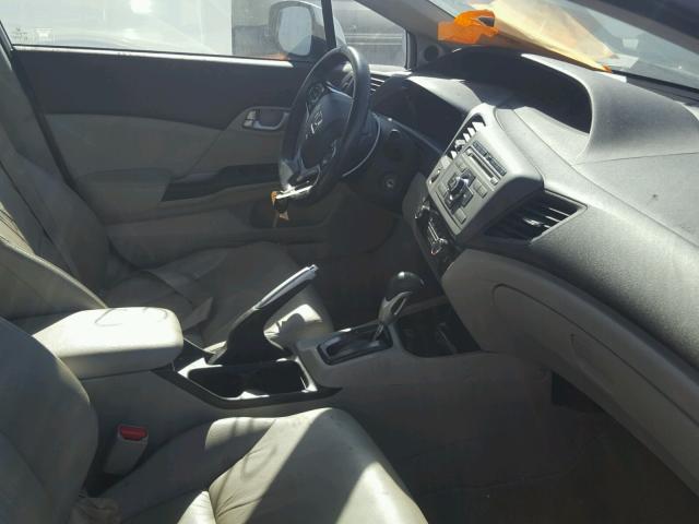 19XFB2F94CE327356 - 2012 HONDA CIVIC EXL თეთრი ფოტო 5