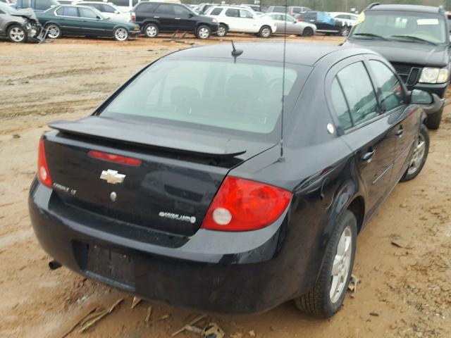 1G1AT58HX97178076 - 2009 CHEVROLET COBALT LT BLACK photo 4