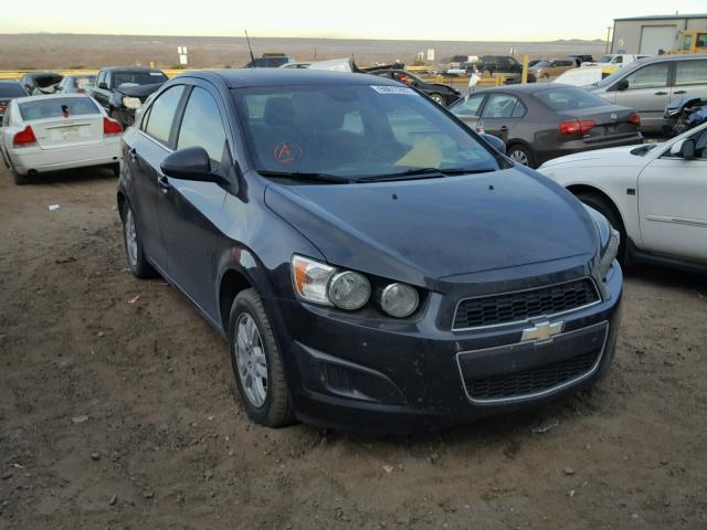 1G1JC5SH4D4254846 - 2013 CHEVROLET SONIC LT BLACK photo 1