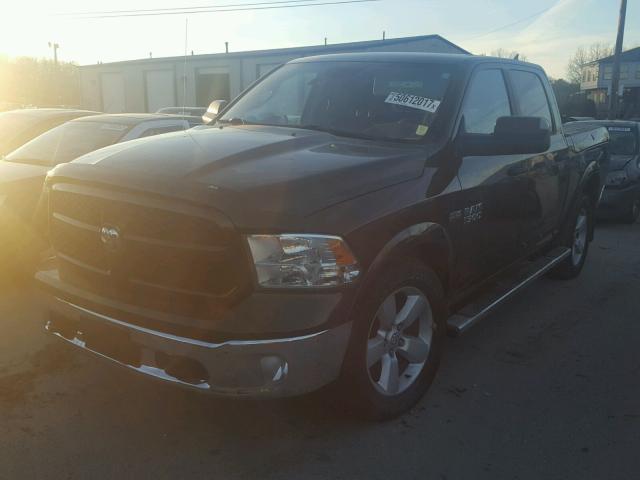 1C6RR7LT4DS671958 - 2013 RAM 1500 SLT BROWN photo 2