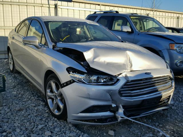 3FA6P0HD0GR149313 - 2016 FORD FUSION SE SILVER photo 1