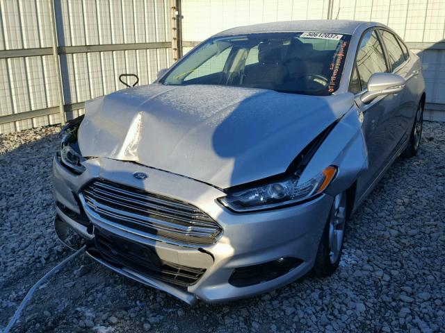 3FA6P0HD0GR149313 - 2016 FORD FUSION SE SILVER photo 2