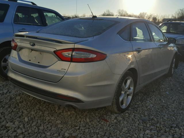 3FA6P0HD0GR149313 - 2016 FORD FUSION SE SILVER photo 4