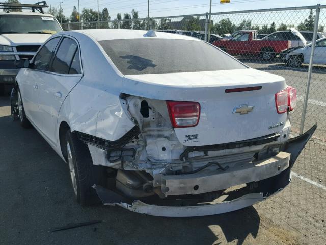 1G11D5SR3DF147345 - 2013 CHEVROLET MALIBU 1LT WHITE photo 3